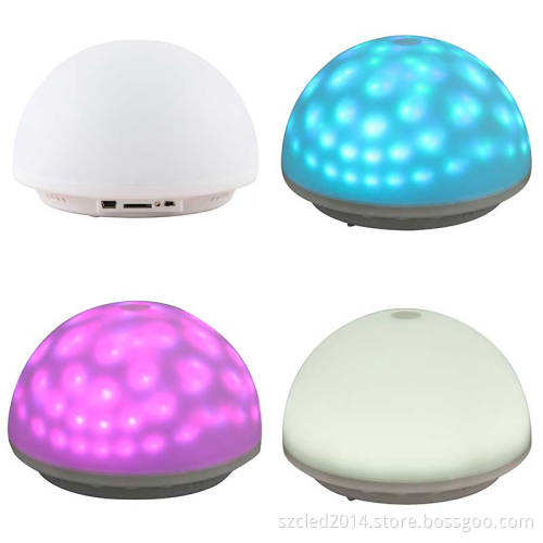 Colorful LED Light with Bluetooth Speaker